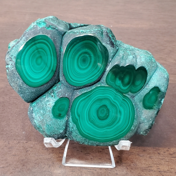 Malachite Crystal Slab 0.42 Pounds - Picture 6 of 12